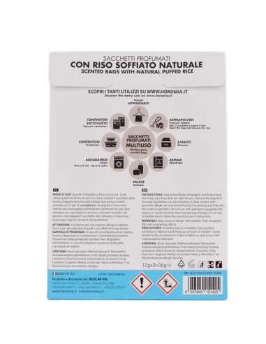 Horomia Sacchetto Profumato 3 pz Fresh Cotton