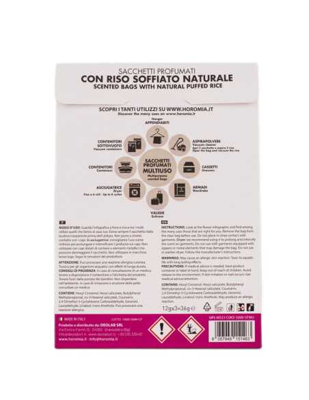 Horomia Sachet Parfum 3 pcs Petali di Peonia