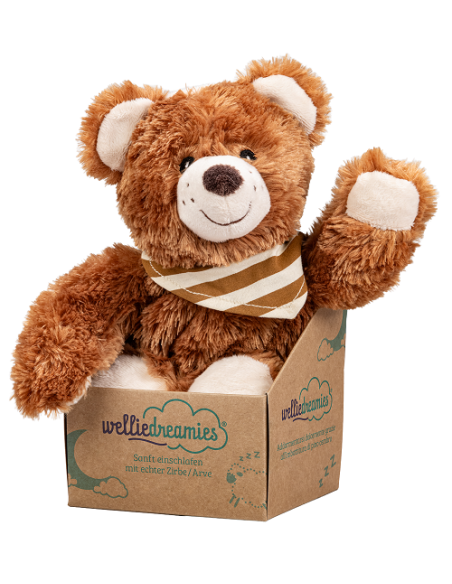 Ours de sommeil avec rembourrage amovible en arolle