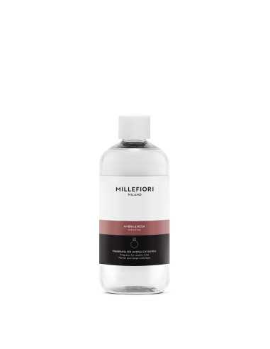 MILLEFIORI MILANO REFFIL LAMPADA CATALITICA 500ml AMBRA & ROSA