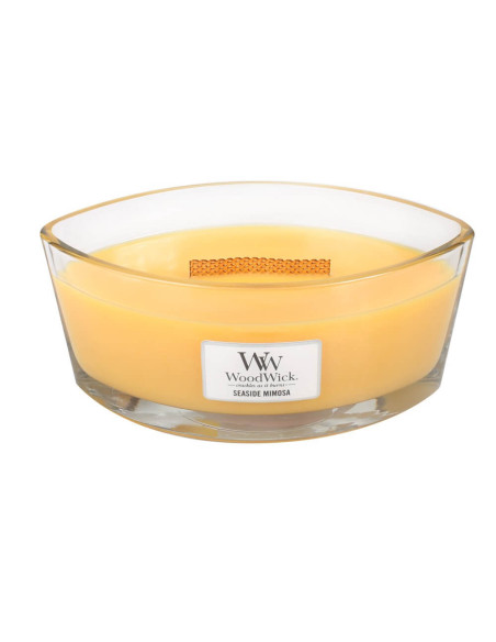 Duftkerze Seaside Mimosa WoodWick Ellipse Glass, 454g