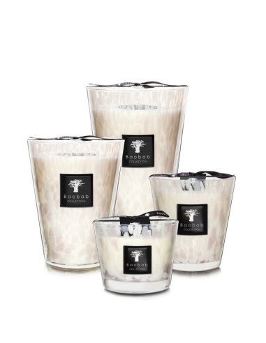 Baobab White Pearls bougie parfumée