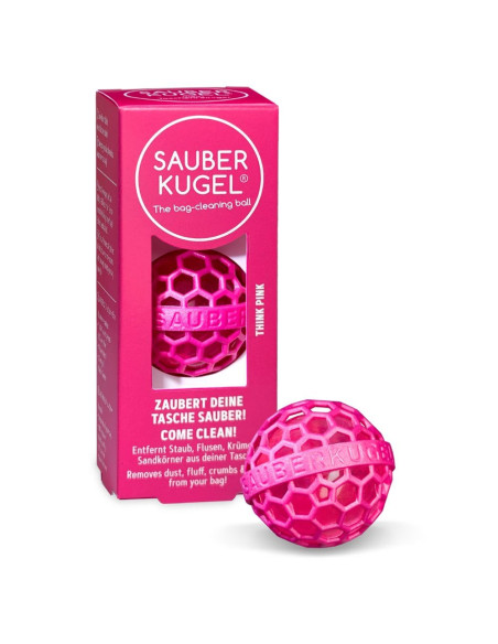 Boule nettoyante pour sacs rose