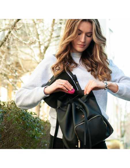 Boule nettoyante pour sacs rose