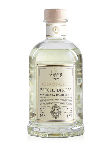 Logevy Diffuser Champagne e Bacche di Rosa