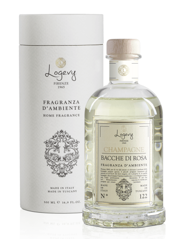 Logevy Diffuser Champagne e Bacche di Rosa