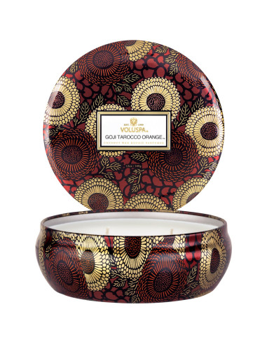 Voluspa Japonica Goji Tarocco Orange 3-Docht-Duftkerze