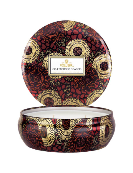 Voluspa Japonica Goji Tarocco Orange 3-Docht-Duftkerze
