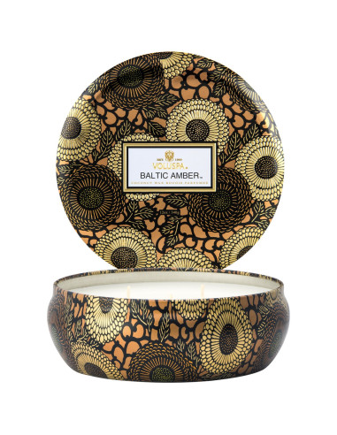 Voluspa Japonica Baltic Amber 3-Docht-Duftkerze
