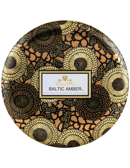 Voluspa Japonica Baltic Amber 3-Docht-Duftkerze