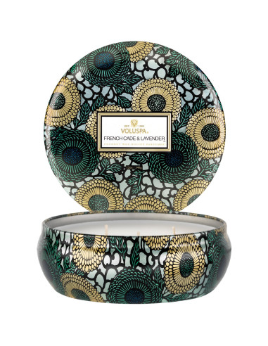 Voluspa Japonica French Cade Lavender 3-Docht-Duftkerze