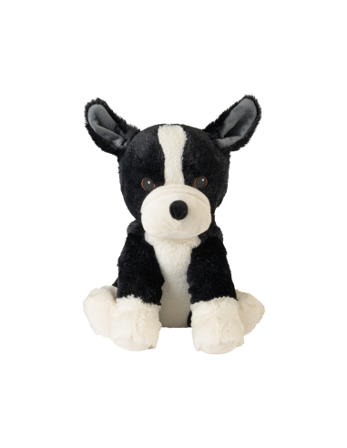 Warmies Peluche réchauffante Boston Terrier