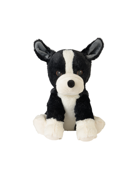 Warmies Peluche réchauffante Boston Terrier