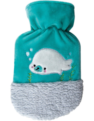 Sänger Wärmflasche Velour 0.8l Robbe