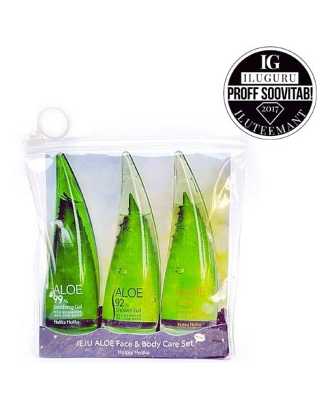 Holika Jeju Aloe Face and Bodycare Set