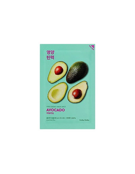 Holika Pure essence Mask Sheet - Avocado