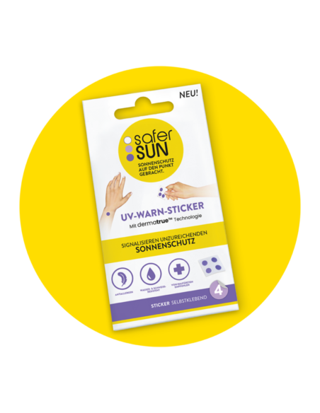 SaferSun UV-WARN-STICKER 8 pcs