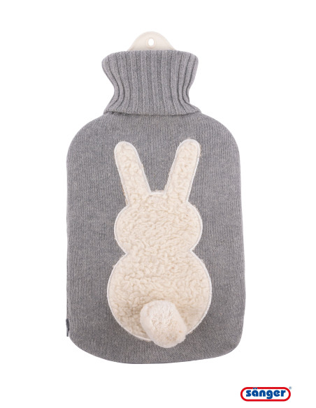 SÄNGER Bouillotte en tricot 2l lapin