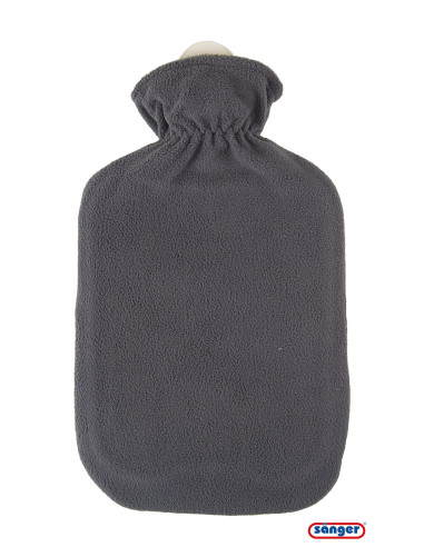 Sänger Wärmflasche Fleece 2l grau