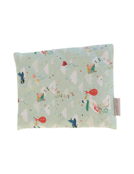 HERZZUCKER Coussin Noyaux cerise Cigogne 21x16cm