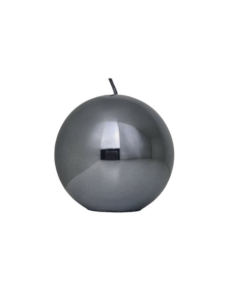 Bougie Metallic gris foncé petite