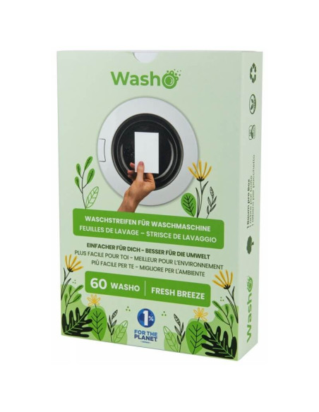 Washo Feuilles de lavage parfumées 60 pcs
