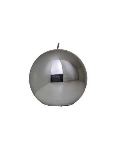 Candela Metallic argento piccola