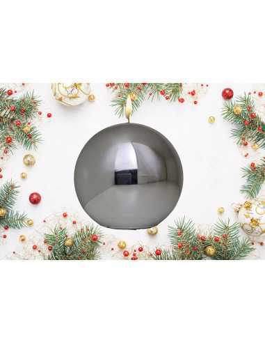 Candela Metallic argento piccola