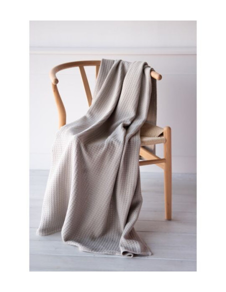 Coperta di cotone, 100% cotone 150x210cm Stone