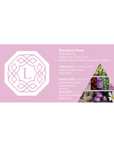 Logevy Diffuser Peonia in Fiore