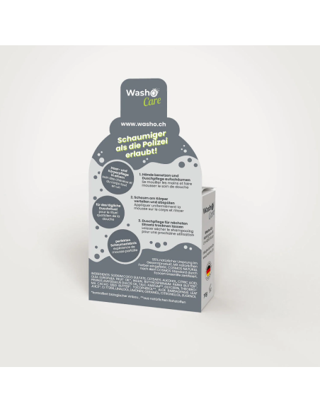 Washo Care 2 en 1 Soin solide pour la douche 70g