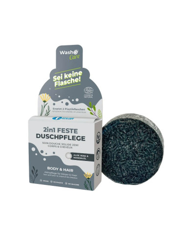 Washo Care 2 en 1 Soin solide pour la douche 70g