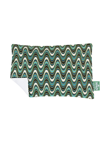 HIMMELGRÜN Coussin noyaux cerise Groovy 30x20cm