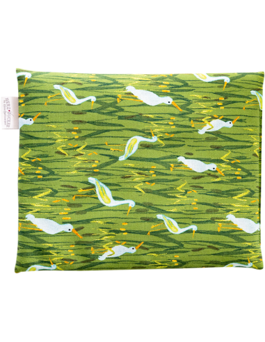 HERZZUCKER Cuscino semi d'uva Gru 26x21cm