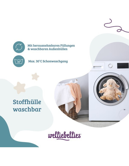 Pecora dormiente con imbottitura rimovibile in cembro